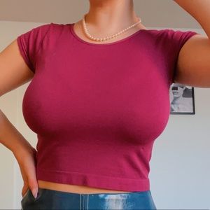 Free People Crop tshirt